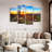 " Sonoran Desert Sunset Landscape " 4 Piece Art Set-579437505