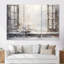 «Snow by the Winter Window View 2 - Japon», art mural-1635312366-1635312273