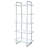 Colfax Clear 5-shelf Bookshelf