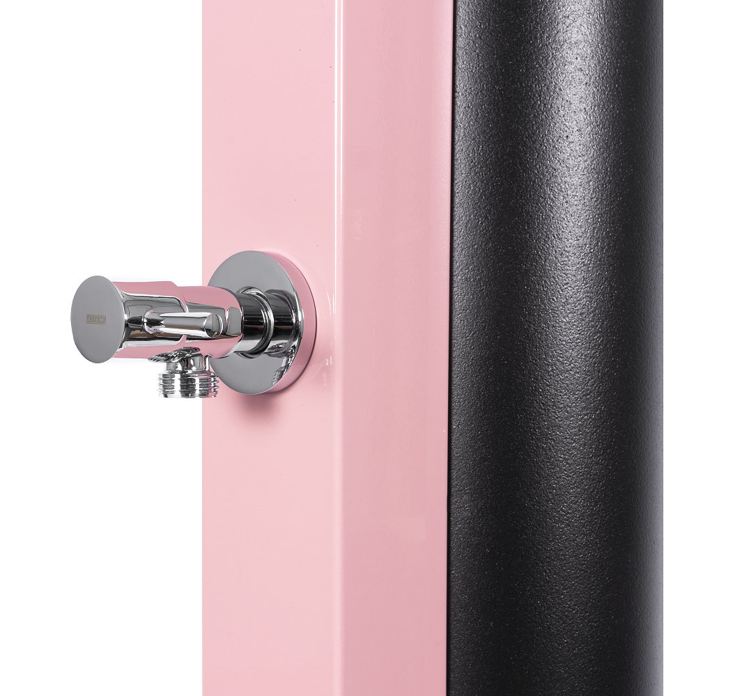 Solar Pool Shower Brown Rustic - With Foot Rinse - 40L