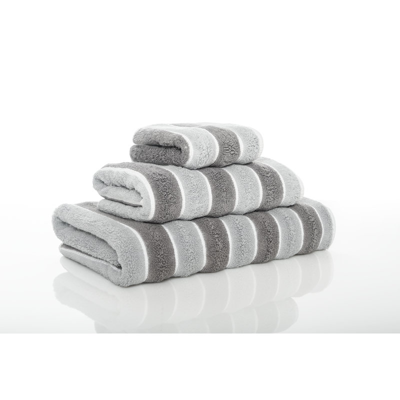 Neutral Fingertip Towel, Navy, Hand Towel