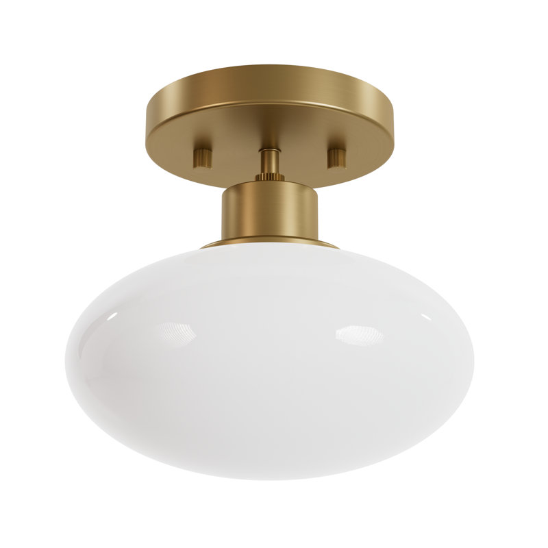 Hunter x Jasmine Roth Getty 1 Light Flush Mount Ceiling Light Fixture