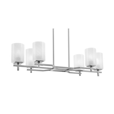 Luminaire pour îlot de cuisine 6 lumières Headland