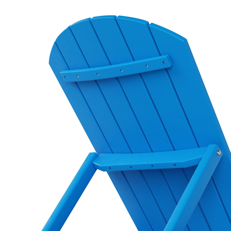 Méridienne inclinable en poly 77,7 po, Bleu pacifique