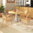 Cliftina Round Solid Wood Dining Table-844553326-844553314
