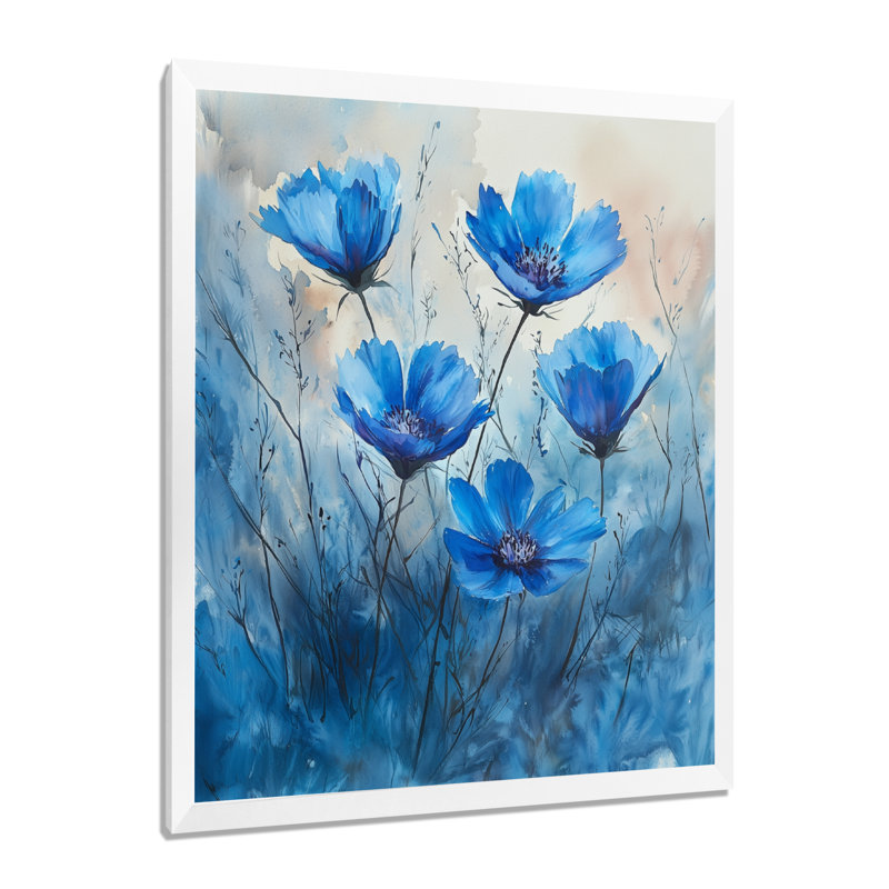 Bancroft - impressions murales florales, Reproduction encadrée d'une seule photo, Blanc, H 20 po x l 12 po