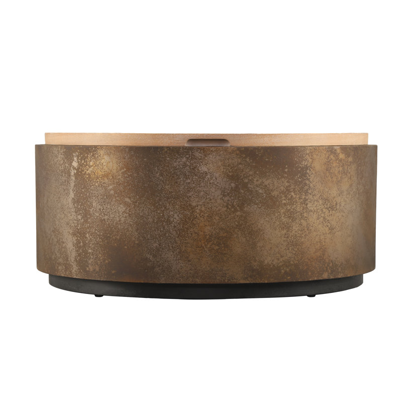 Table basse Bexford Modern Rustic, 16.14'' H x 36.61''W x 36.61'' D
