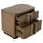 2-drawer Nightstand Bedside Table Ash Brown