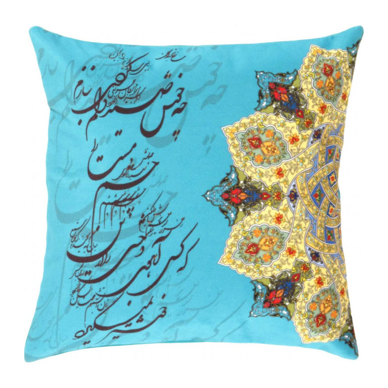 Coussin décoratif en velours Pasargad 16 po x 16 po