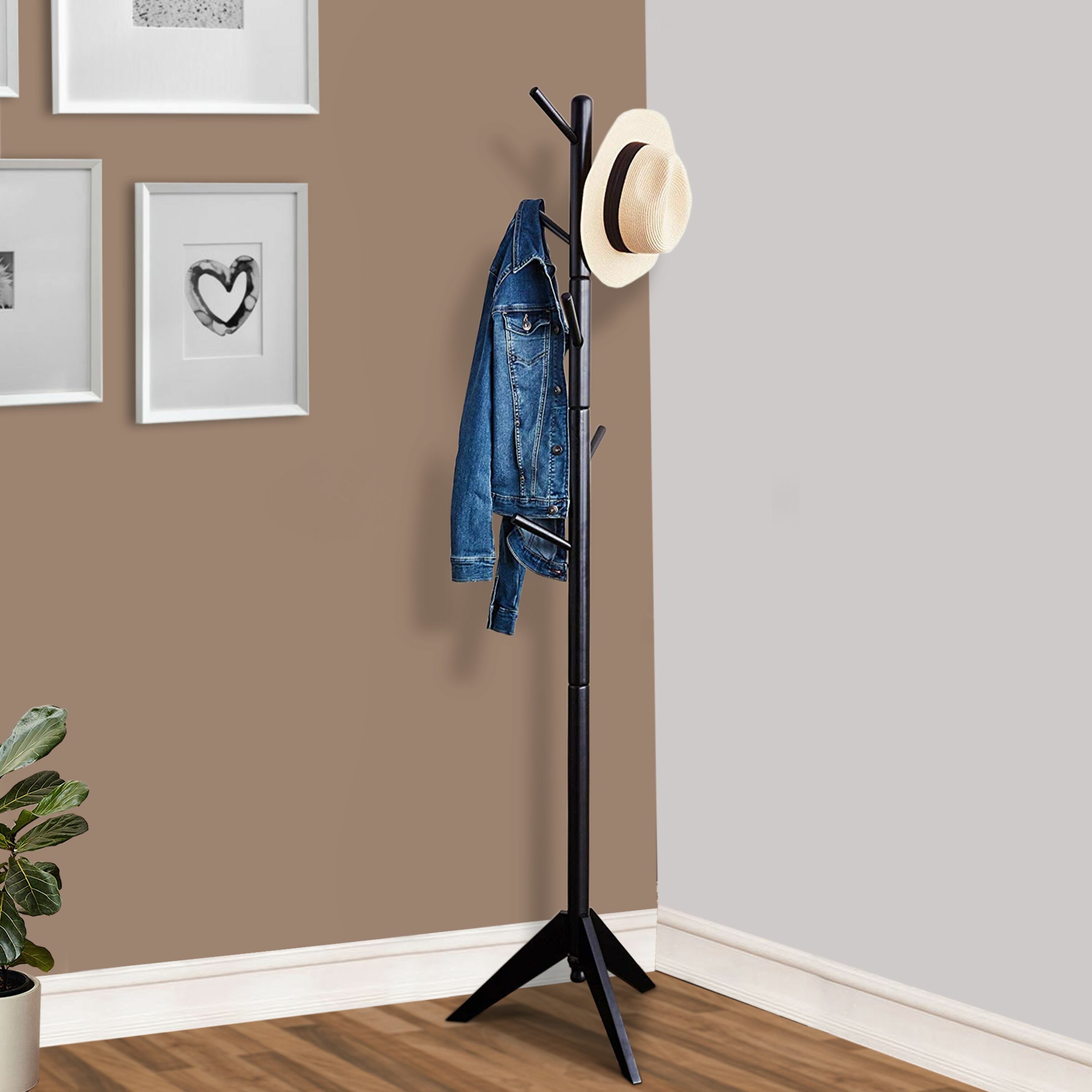 Wakita Steel Freestanding 12 - Hook Coat Rack