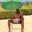 Chaise de plage pliante en métal (ensemble de 1)-1914824881