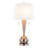 Jules 30.25" Contemporary Metal Table Lamp In Brushed Nickel With White Linen Shade And Built-In Usb Port From Grandview Gallery - Set Of 2