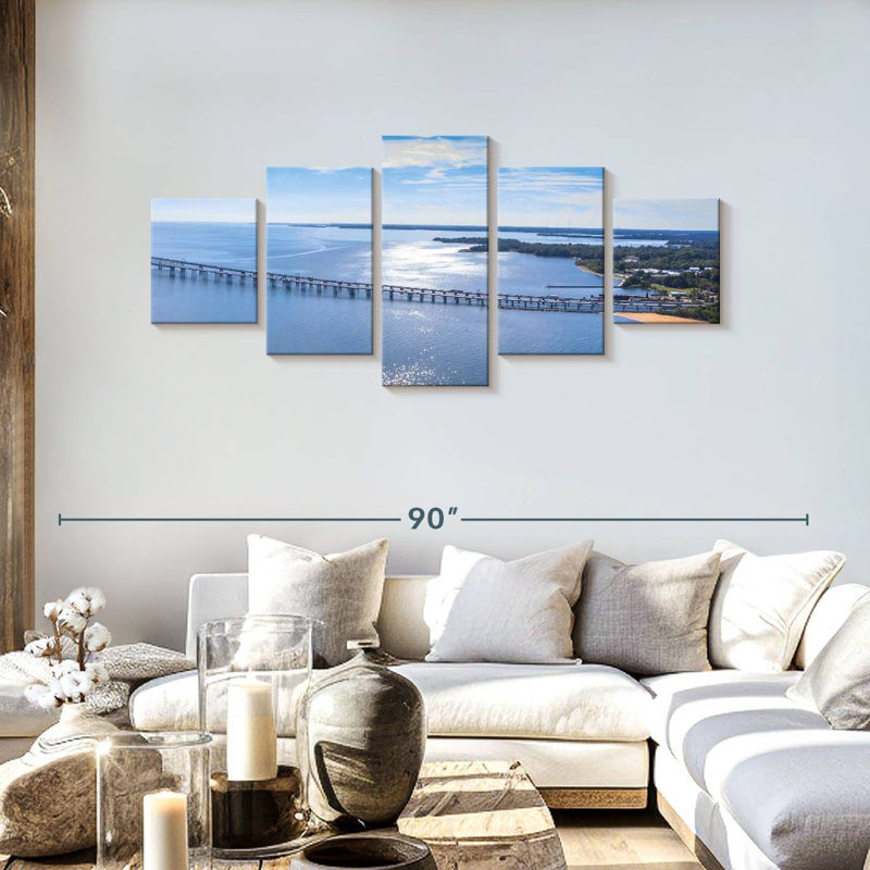 Chesapeake Bay Bridge Panorama, 30" H x 68" W