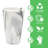 Silipint: Silicone Pint Glasses: 4 Pack Mountain Marble - 16oz Unbreakable Cups