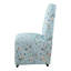 Chaise d'appoint rembourrée Colette avec roulettes-1534172660
