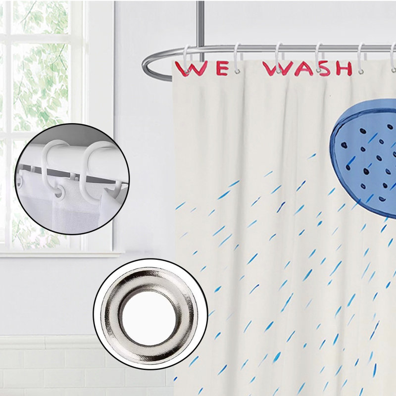 Rideau de douche en polyester
