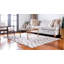 Tapis contemporain couleur café Emigdio-1082727570