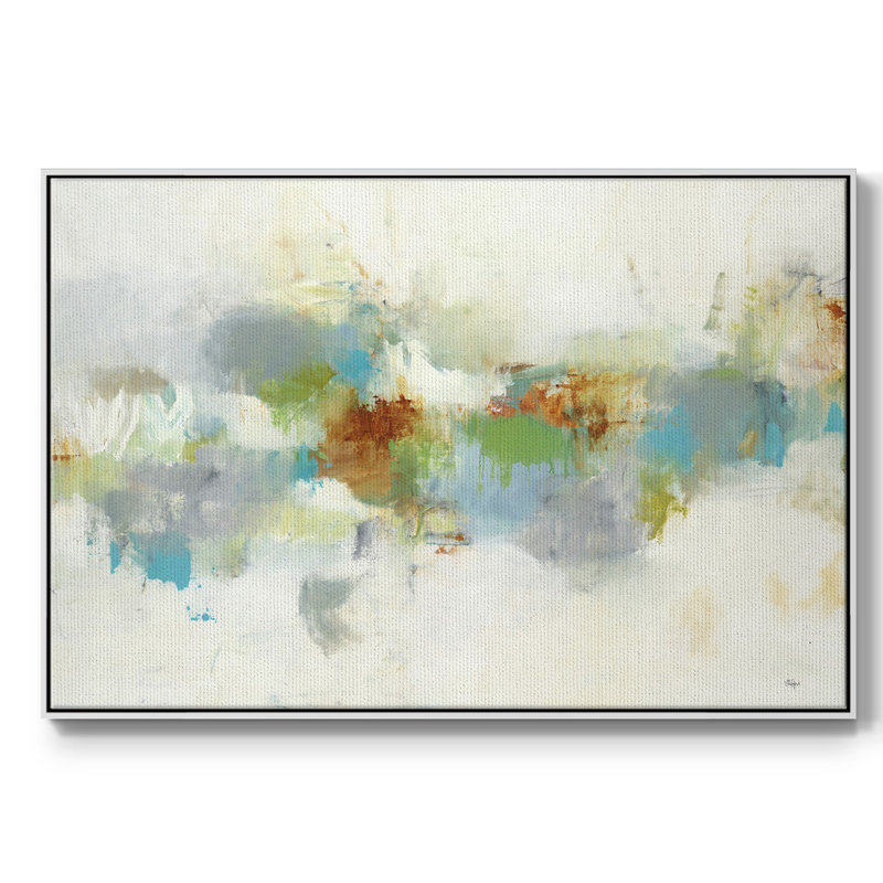 «Fortune Found», reproduction sur toile, H 27 po x l 41 po x P 2 po, Blanc
