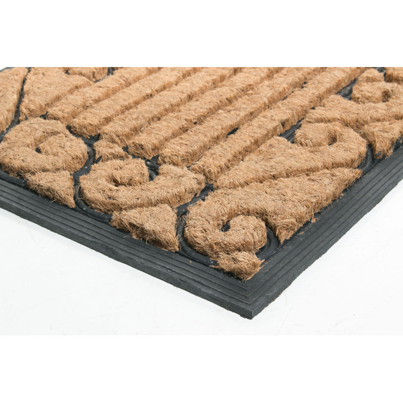 Needville Non-Slip Outdoor Doormat, Rectangle 1'6" x 2'6"