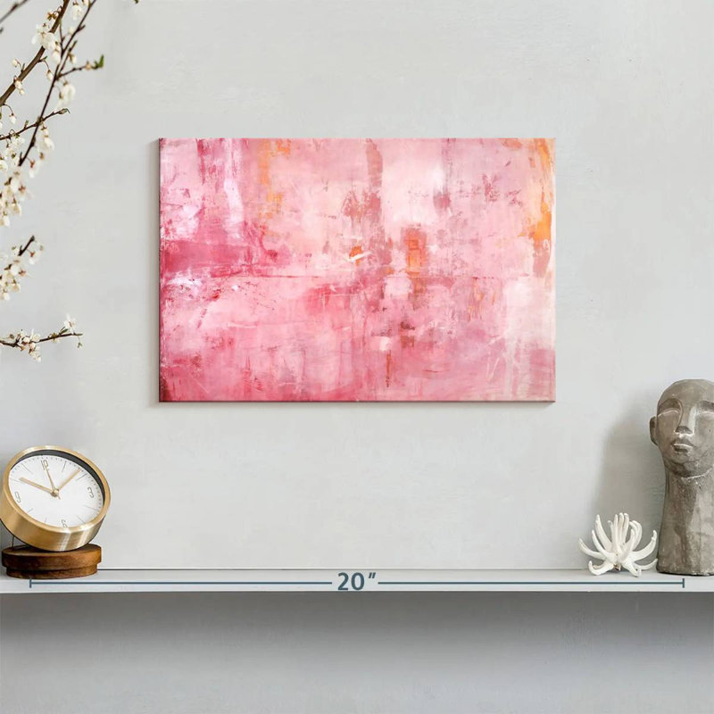 Pink Mirrors, 8" H x 12" W