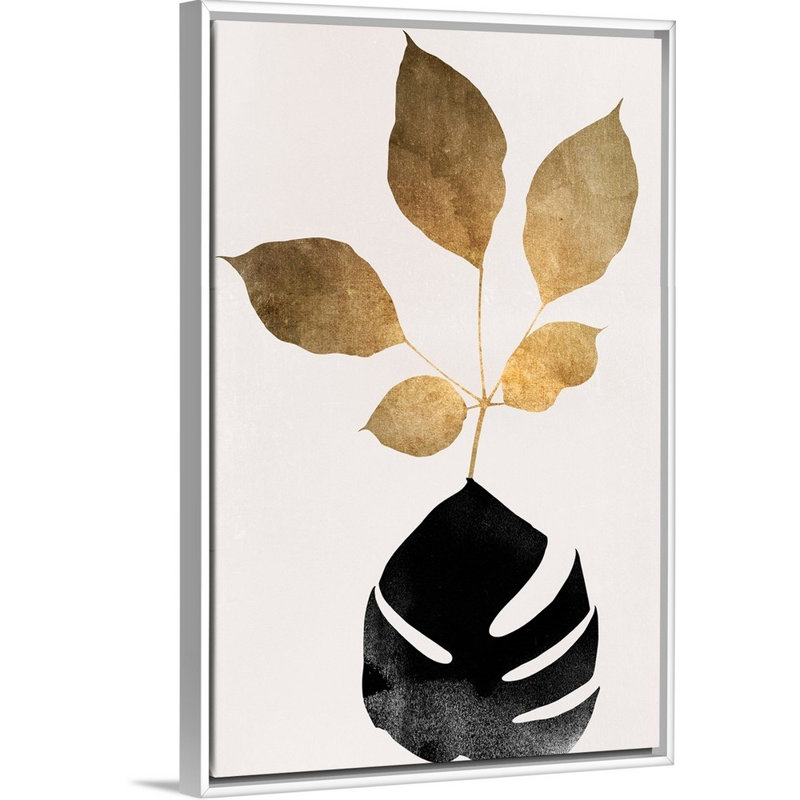 Azurea - 4, art mural sur toile, Toile avec cadre blanc, H 20 po x l 14 po