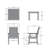 Midwest 4 - Person 42" Square Dining Set-1044328791