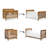 Twin/Full Size Conversion Kit Bed Rails-1225866