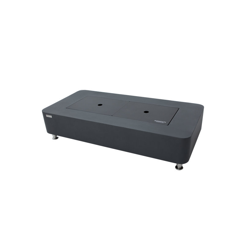 Sydney 61" Ethanol Fire Table, Slate Black