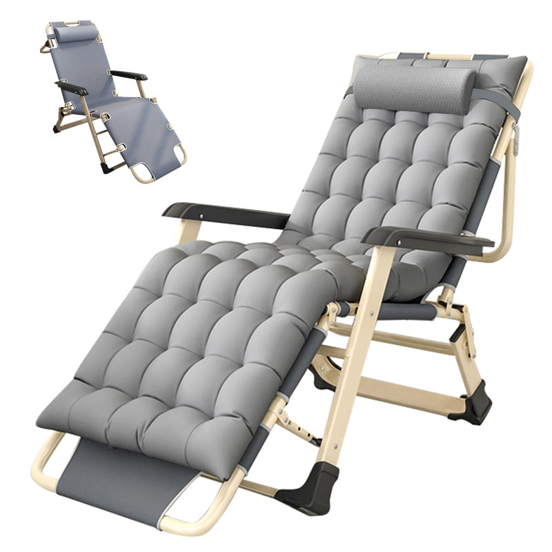 Chaise longue de plage inclinable Kaneb
