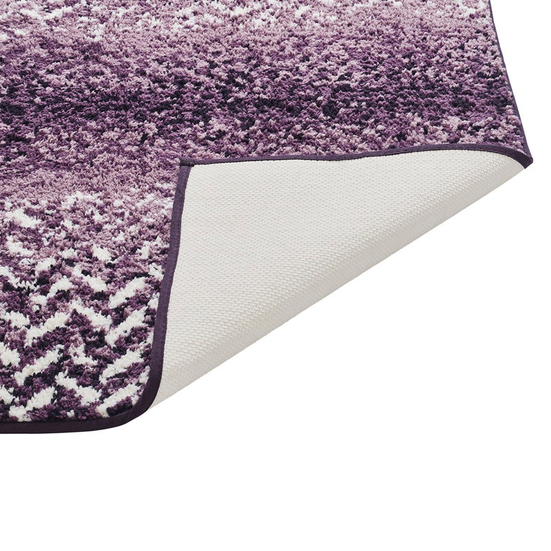 Annalia Non-Slip Bath Rug, Blue, 2 PCs Set(17" x 24"|24" x 40")