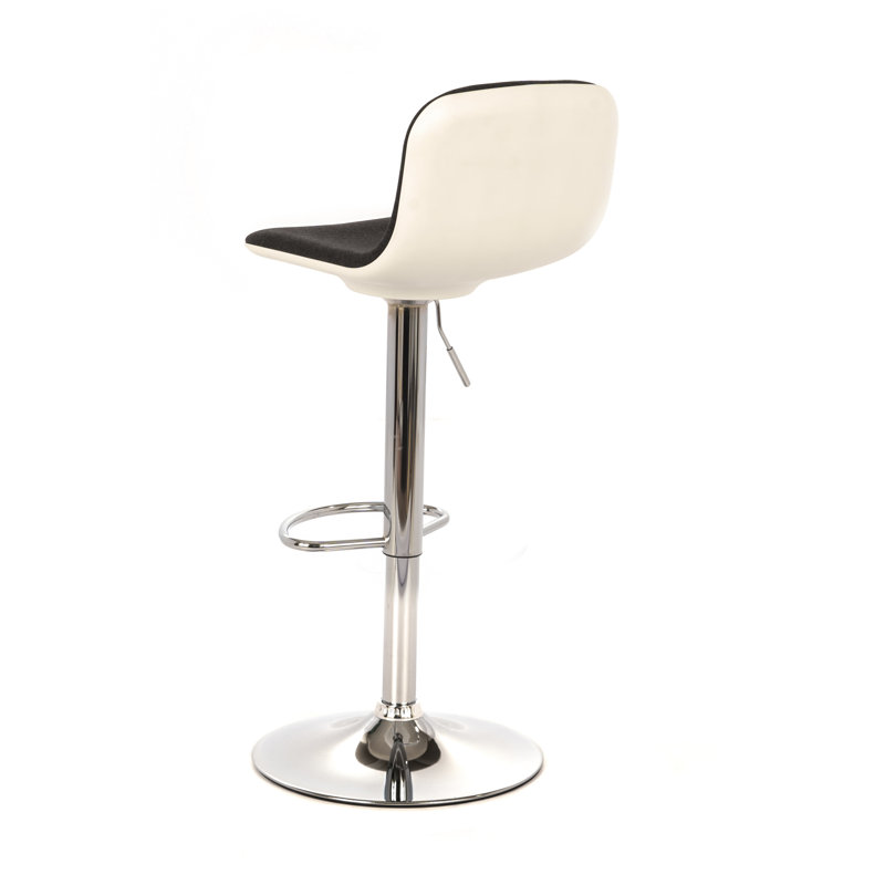 Aathan height-adjustable bar stool, Black