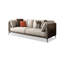 Causeuse-coussin standard en cuir véritable beige-2013915928