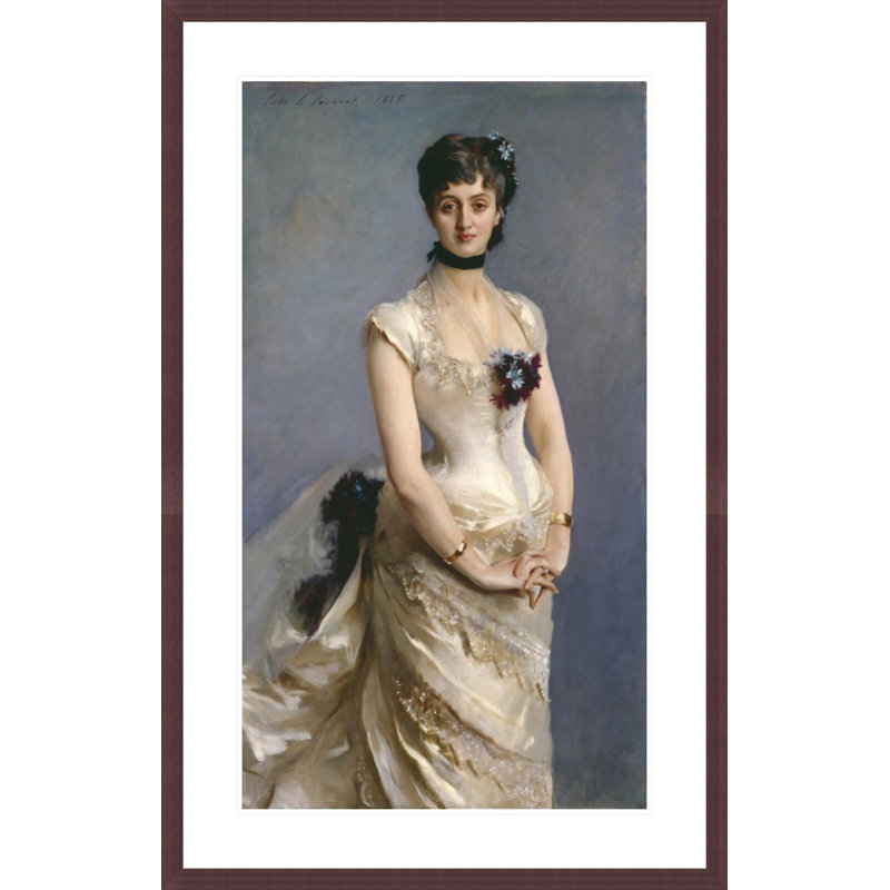 «Madame Paul Poirson» par John Singer Sargent, impression giclée encadrée, H 41,5 po x l 26,4 po