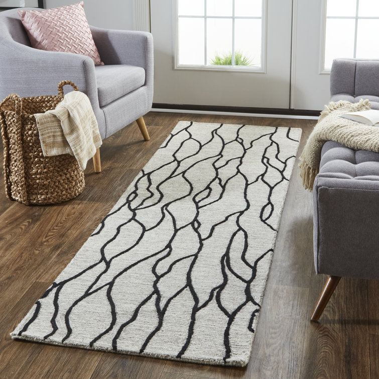 Hand Tufted Wool Abstract Indoor Rug