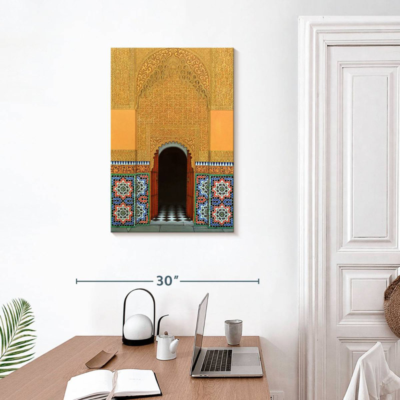 Aime Door Marrakech, 30" H x 20" W