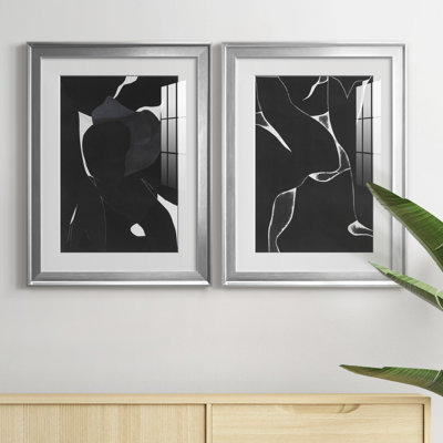 «Night Bloom I», reproduction encadrée de qualité supérieure, prête à être accrochée