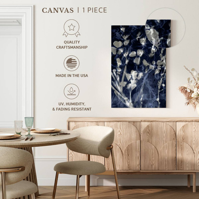 Avery Midnight Indigo Nature III, 48" H x 32" W