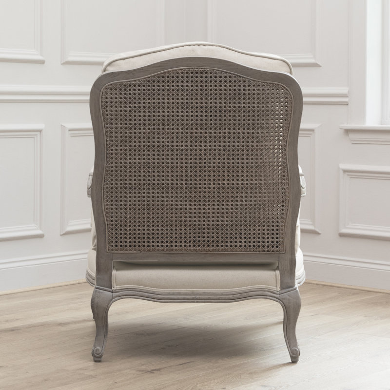 Upholstered Armchair, Grey