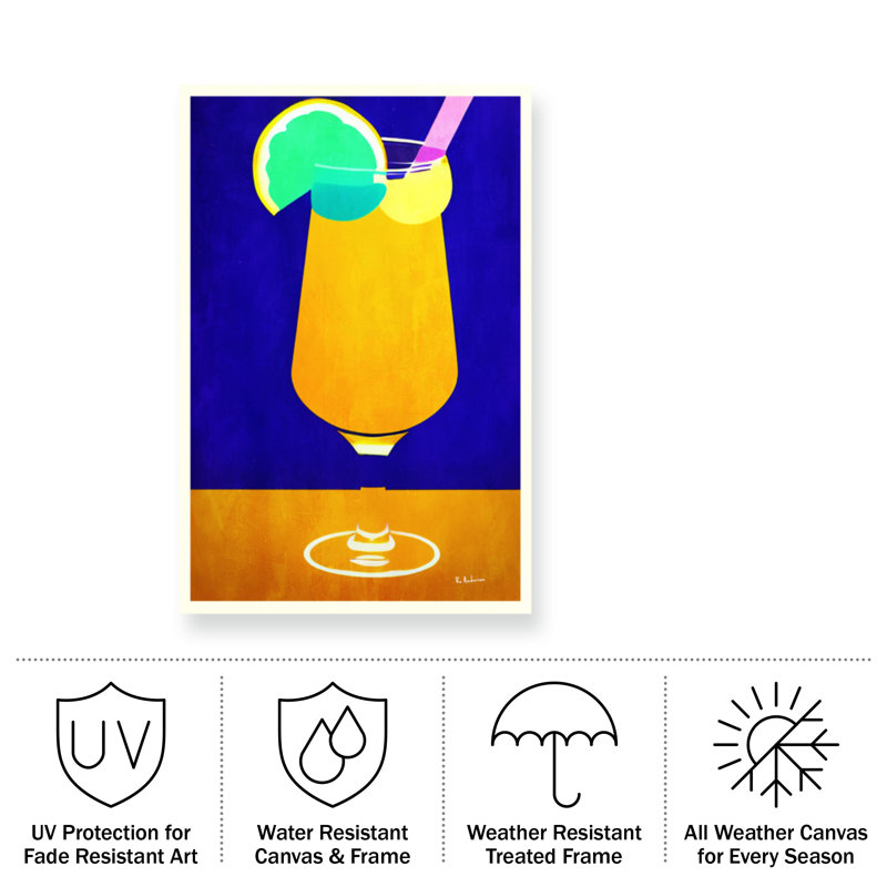 «Bo Anderson Pina Colada» sur toile par Bo Anderson, H 47 po x l 30 po