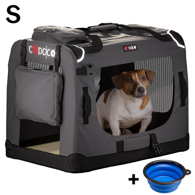 Kempner Pet Carrier, 35cm H x 50cm W x 35cm D, Anthracite
