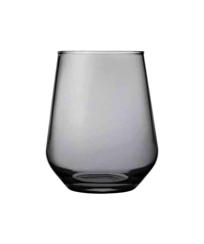 Audreyonna 470ml & 425ml Glass Set, Dark Grey