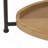 Oval Coffee Table With Lower Shelf