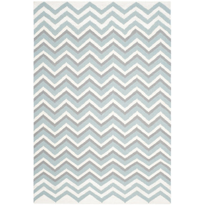 Agboka Chevron Wool Hand Woven Area Rug