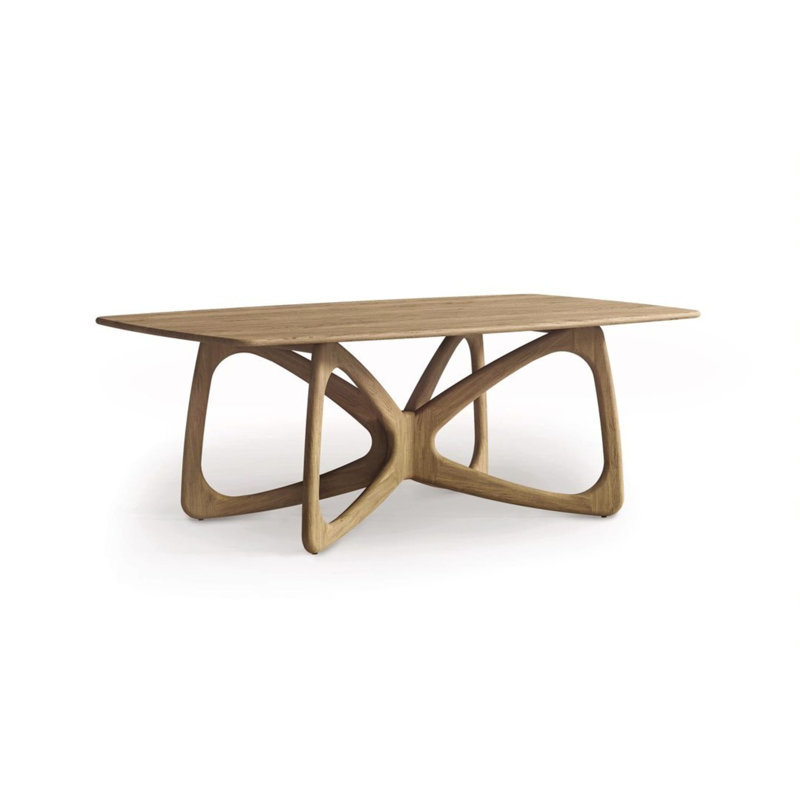 Butterfly Dining - Wood, Sand Oak, 30"H x 84"L x 48"W