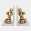 Sphere Bookends-Brass
