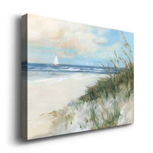 Highland Dunes Oak Island Sunrise On Canvas Print & Reviews | Wayfair