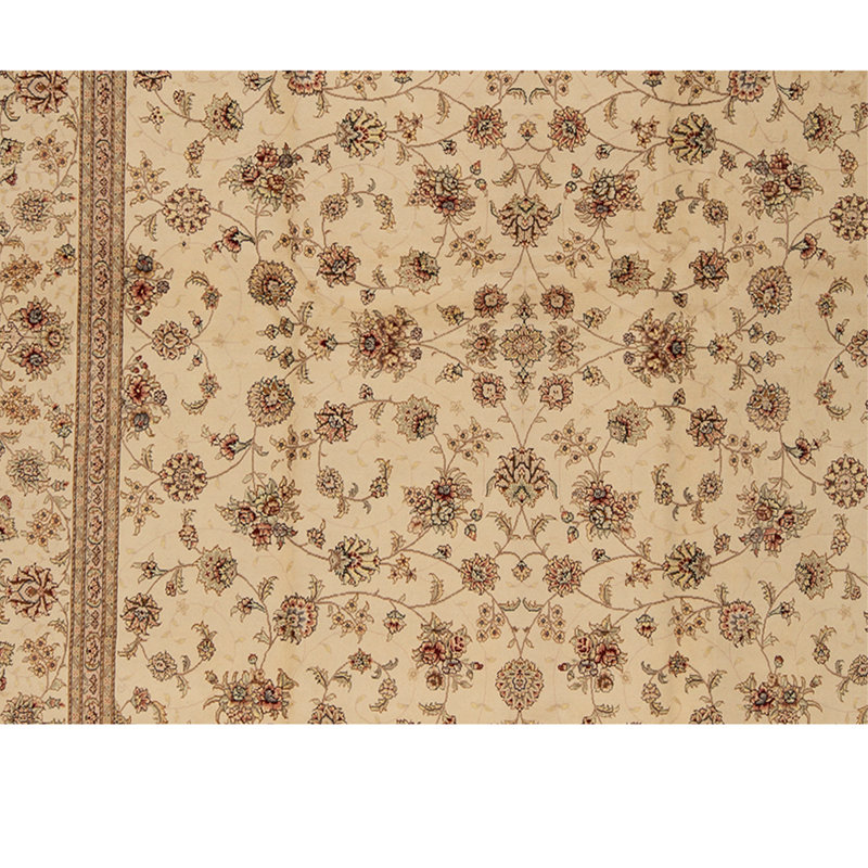 Handmade Silk and Wool Oriental Area Rug