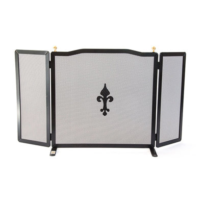 Bolin Iron Fireplace Screen