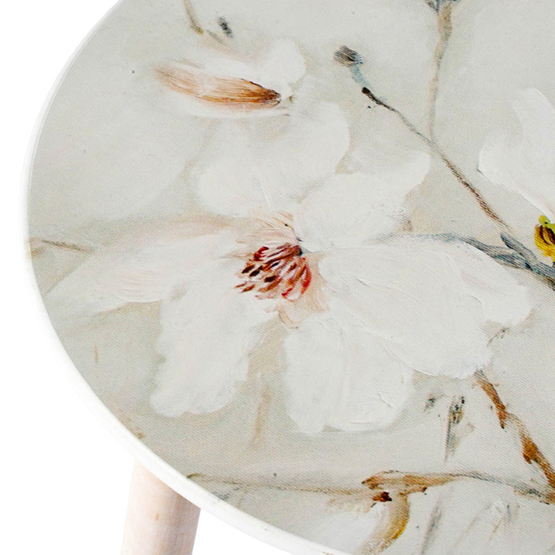 2 tables d'appoint Nature - Blanc