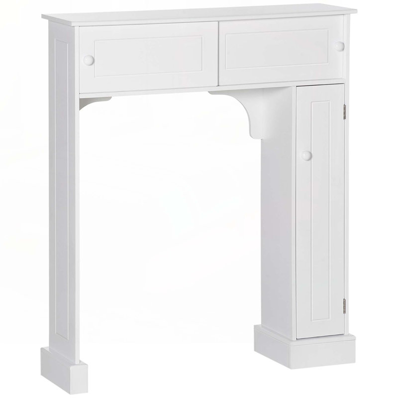 Armoire de rangement au-dessus de la toilette